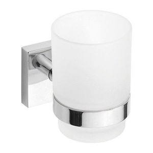 SAPHO - X-SQUARE sklenka, mléčné sklo, chrom XQ903 vyobraziť