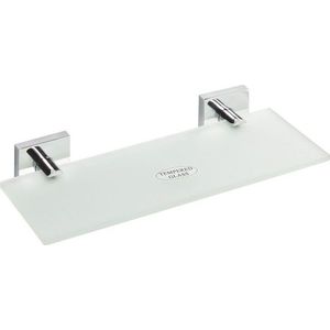 SAPHO - X-SQUARE polička skleněná 300x55x130, mléčné sklo, chrom XQ602 vyobraziť