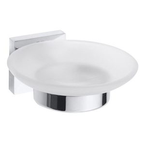 SAPHO - X-SQUARE mýdlenka, mléčné sklo, chrom XQ802 vyobraziť