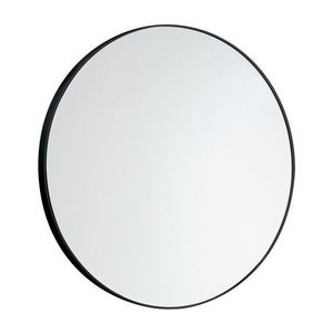 Gedy - Kulaté zrcadlo v plastovém rámu ø 60cm, černá 6000 vyobraziť