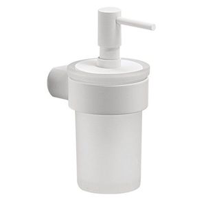 Gedy - PIRENEI dávkovač mýdla 110 ml, mléčné sklo, bílá mat PI8102 vyobraziť