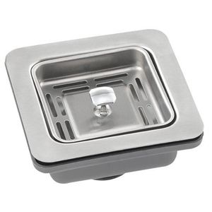 SAPHO - Dřezová čtvercová výpust 6/4“, nerezová mřížka 114x114 SVZO vyobraziť