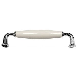 AQUALINE - FAVOLO kovová úchytka, 142/128, chrom/bílá PR2212 vyobraziť