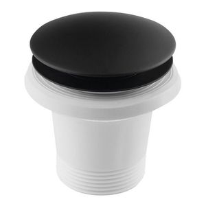 POLYSAN - Vanová výpust 6/4", click-clack, černá mat 71704B vyobraziť