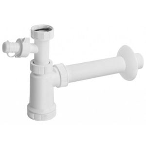 Bruckner - Umyvadlový sifon s odbočkou 5/4", DN40, bílá 151.110.0 vyobraziť