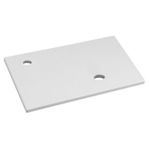 SAPHO - MINOR deska pod umývátko 40x22, 5cm, baterie vlevo, litý mramor, bílá MR400 vyobraziť