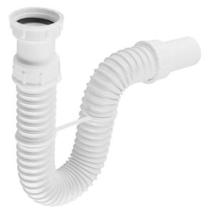 Bruckner - FLEXY dřezový sifon flexibilní 6/4", DN40, bílá 155.183.0 vyobraziť