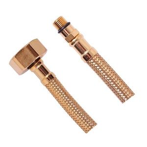 SAPHO - Flexibilní nerezová hadice M10x3/8", 35cm, zlato 33415 vyobraziť