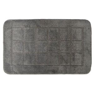 RIDDER - DELHI Koupelnová předložka 50x80cm s protiskluzem, 100% polyester, tmavě šedá 1712300 vyobraziť