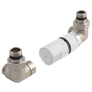 AQUALINE - ECO připojovací sada termostatická, pravá, nikl/bílá CP9912RS vyobraziť