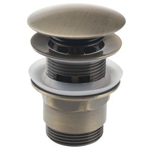 AQUALINE - Umyvadlová výpust 5/4“, click-clack, velká zátka, 30-45, tmavý bronz TF7001A vyobraziť