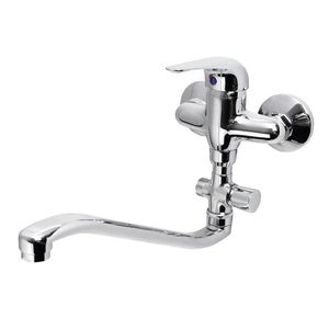 AQUALINE 35 nástěnná umyvadlová/vanová baterie, rozteč 100, chrom 52140 vyobraziť