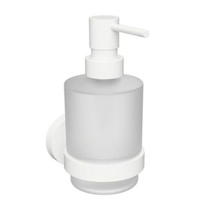 SAPHO - X-ROUND WHITE dávkovač mýdla 200ml, mléčné sklo, bílá mat XR103W vyobraziť