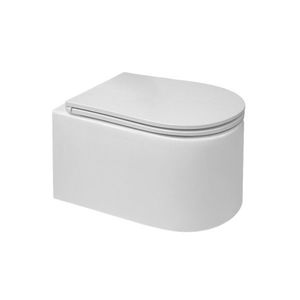 MEREO - WC závesné kapotované, RIMLESS, 495x360x370, keramické, vr. sedátka CSS113S VSD84S1 vyobraziť