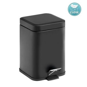 Gedy Gedy - ARGENTA odpadkový koš 3l, Soft Close, černá mat 220914 vyobraziť