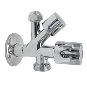 Bruckner - Kombinovaný ventil 1/2"x3/4"x3/8", chrom 181.749.1 vyobraziť