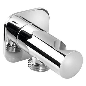 SAPHO - Držák sprchy kulatý, pevný, s vyústěním, chrom SG403 vyobraziť