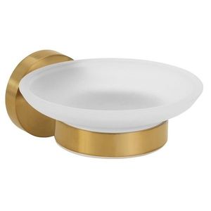 SAPHO - X-ROUND GOLD mýdlenka, mléčné sklo, zlato mat XR803GB vyobraziť