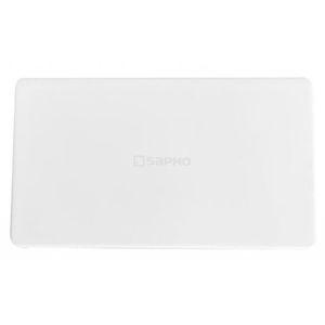 SAPHO - Kryt odpadu 144x82, logo SAPHO, litý mramor, bílá ND-55032-1 vyobraziť