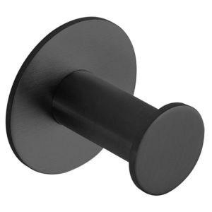 SAPHO - X-ROUND BLACK samolepící háček, černá mat XR219B vyobraziť