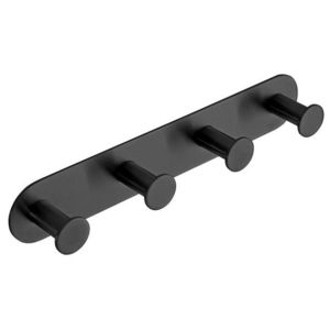 SAPHO - X-ROUND BLACK samolepící čtyřháček, černá mat XR221B vyobraziť