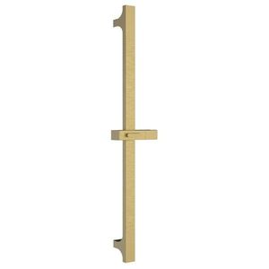 SAPHO - Sprchová tyč, posuvný držák, hranatá, 680, ABS/zlato mat 1206-07GB vyobraziť