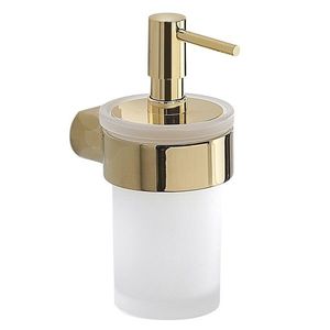 Gedy - PIRENEI dávkovač mýdla 110 ml, mléčné sklo, zlato PI8187 vyobraziť