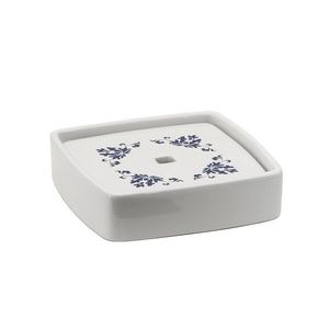 Gedy - CIXI mýdlenka na postavení, porcelán, bílá/modrá CX1189 vyobraziť