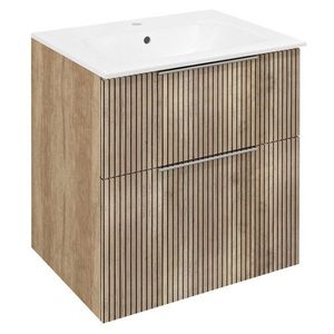 SAPHO - CIRASA umyvadlová skříňka 59, 2x64x46cm, dub alabama strip CR601-2322 vyobraziť