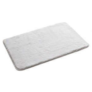 Gedy - FUZZY koupelnová předložka, 50x80cm, 100% polyester, protiskluz, bílá 96FY508002 vyobraziť