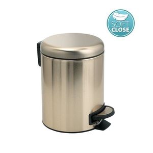 Gedy Gedy - POTTY odpadkový koš 3l, Soft Close, zlato mat 320987 vyobraziť