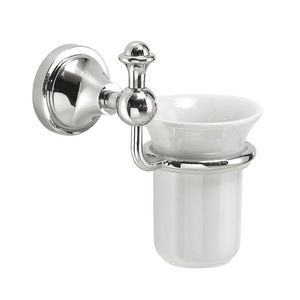 Gedy - NEVIS sklenka, keramika, chrom NV1013 vyobraziť