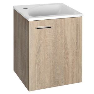 AQUALINE - ZOJA/KERAMIA FRESH umyvadlová skříňka 40x50x32cm, dub platin 51048DP vyobraziť
