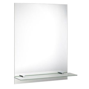 AQUALINE - Zrcadlo s policí 60x80cm, včetně závěsů 22430-01 vyobraziť