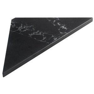 SAPHO - ABELINE rohová police rockstone 200x200, black attica AE200-0598 vyobraziť