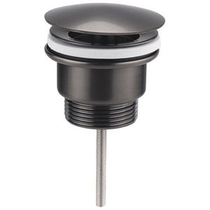 SAPHO - Umyvadlová výpust 5/4", neuzavíratelná, velká zátka, 10-55, gun metal 542.742.5GM vyobraziť