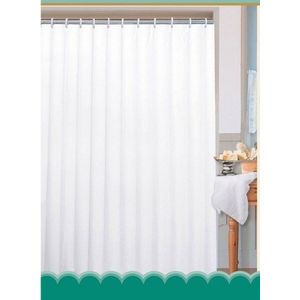 AQUALINE - Sprchový závěs 180x200cm, polyester, bílá 0201104 B vyobraziť