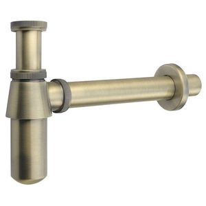 AQUALINE - RETRO umyvadlový sifon 5/4", odpad 32, tmavý bronz 9686 vyobraziť