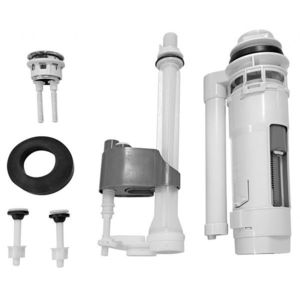 AQUALINE - Splachovací souprava s DUAL tlačítkem, spodní napouštění 1/2", chrom NDVR038-1 vyobraziť