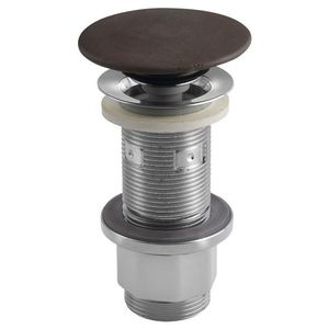 SAPHO - Umyvadlová výpust 5/4“, click-clack, betonová zátka, 10-80, tmavě hnědá FG915 vyobraziť