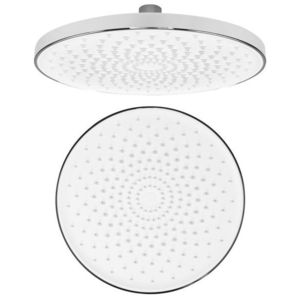SAPHO - Hlavová sprcha, průměr 220, silikon trysky, ABS/chrom/bílá SK852 vyobraziť