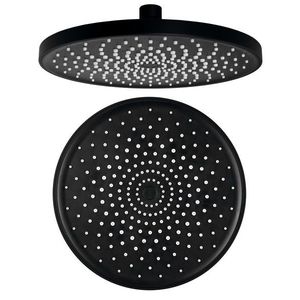 SAPHO - Hlavová sprcha, průměr 220, silikon trysky, ABS/černá mat SK852B vyobraziť