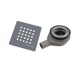 POLYSAN - TRENECA vaničkový sifon, průměr 90, DN40, krytka šedá mat 84999.31 vyobraziť