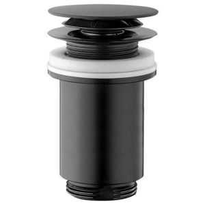 Omp Tea - Umyvadlová výpust 5/4“, click-clack, velká zátka, max 80, černá mat 7533.370.5X vyobraziť