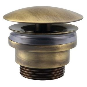 SILFRA - Umyvadlová výpust 5/4“, neuzavíratelná, velká zátka, 5-55, bronz UD52592 vyobraziť