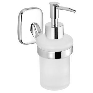 AQUALINE - RUMBA dávkovač mýdla 160ml, mléčné sklo, chrom RB119 vyobraziť