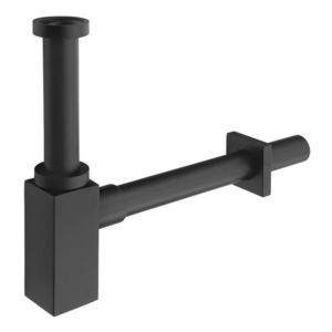 SAPHO - Umyvadlový sifon 5/4", odpad 32, hranatý, černá mat SI415 vyobraziť