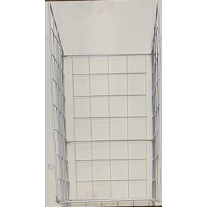 AQUALINE - Drátěný prádelní koš 430x500x250, chrom NDZOJA-60 vyobraziť