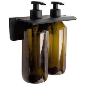 Gedy - GROUPER dvojitý dávkovač tekutého mýdla na zavěšení, 2x500ml, hnědá 2159 vyobraziť