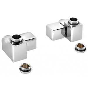 SAPHO - CUBE COMBI připojovací sada ventilů ruční rohová, pravá, chrom CP561S vyobraziť